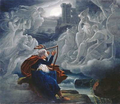 Ossian conjures up the spirits on the banks of the River Lorca by Karoly Kisfaludy